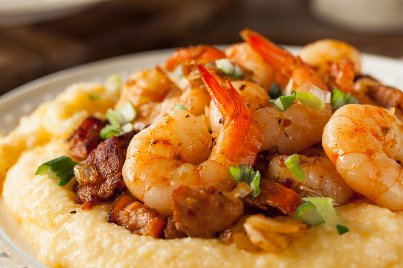 Shrimp and Grits on the Granbury Foodie Trail.